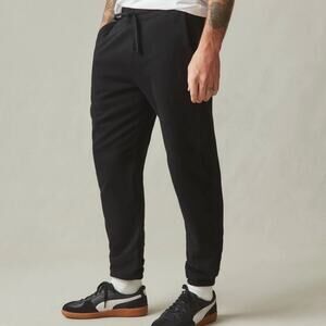 American Giant Men's 100% Cotton Sweat Pant Jogger Medium Black USA Made